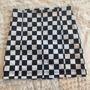 Checkered Brandy Melville Lookalike Mini Skirt